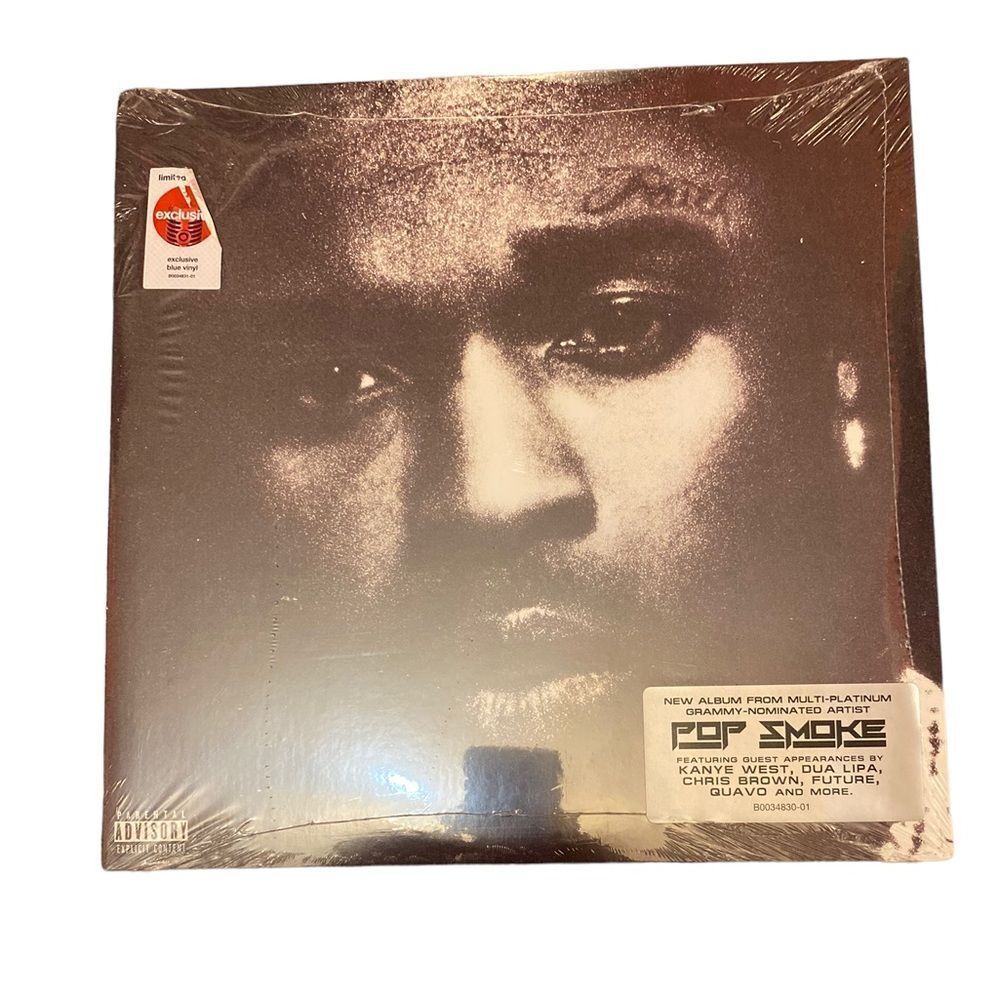 Pop Smoke Faith Album Brand New Sealed [2LP] Exclusive Blue Vinyl Set